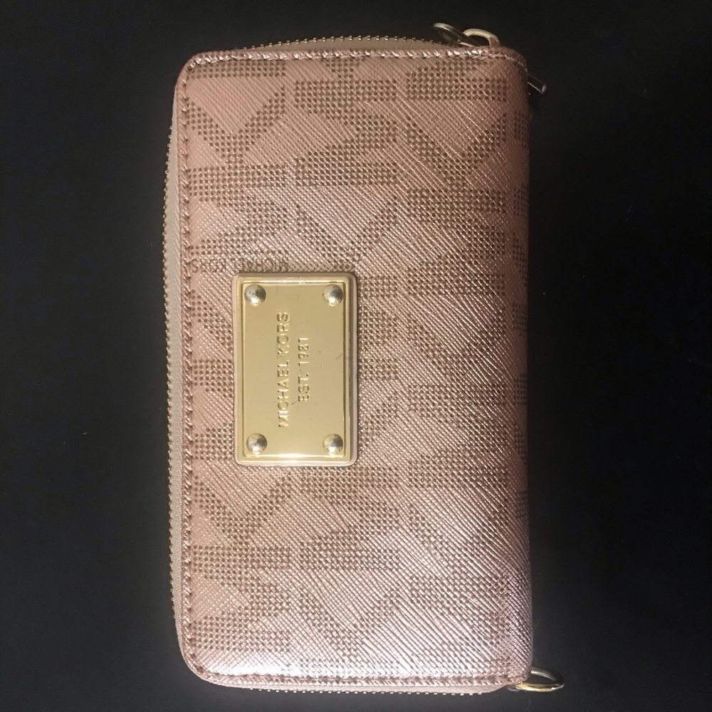 Rose Gold Michael Kors wallet